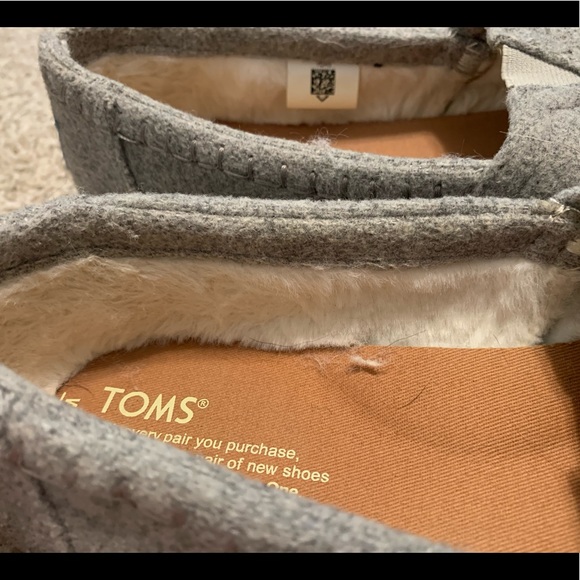 TOMS - GREY FLEECE-LINED CLASSICS - Picture 3 of 5